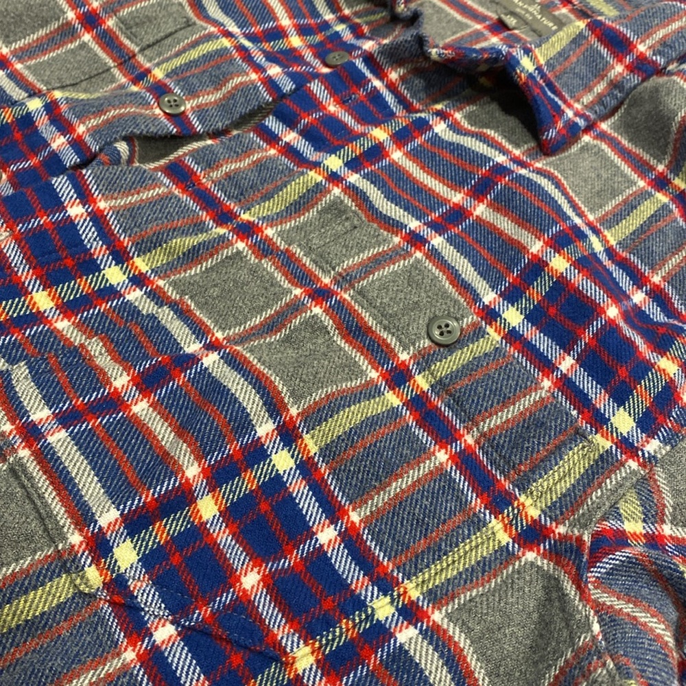 L. L. Bean Signature Organic Cotton Flannel Button Up Shirt Slim Fit XXL 507625 - Picture 4 of 14